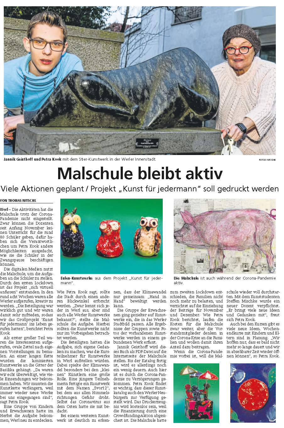Mehr über den Artikel erfahren Malschule bleibt aktiv