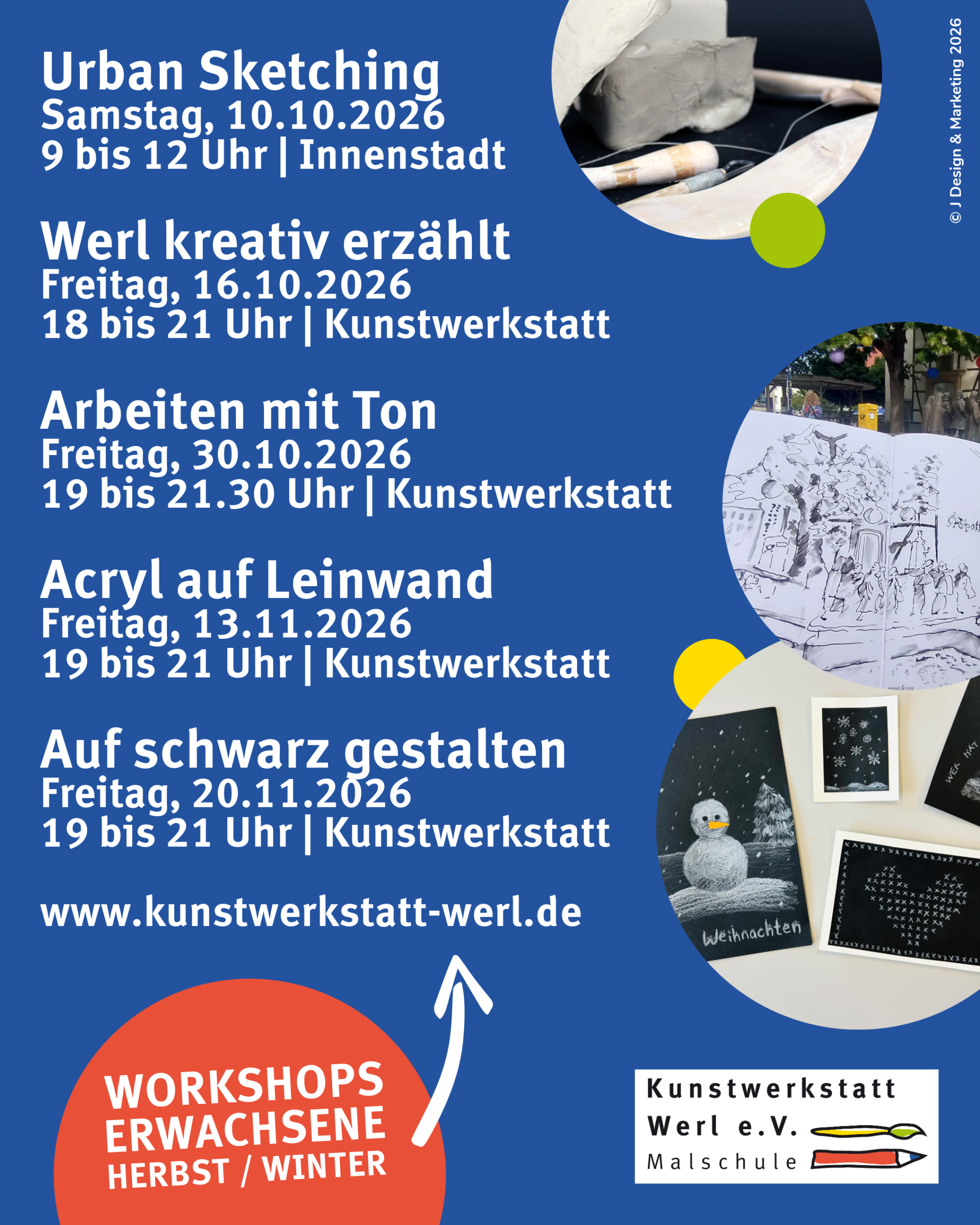 Mehr über den Artikel erfahren Kreativ durch Herbst und Winter: neue Workshopreihe für Erwachsene